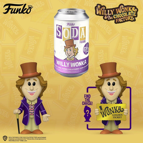 Funko Soda Figure Willy Wonka & The Chocolate Factory 1:6 Chance of Ch -  fivealivetoys